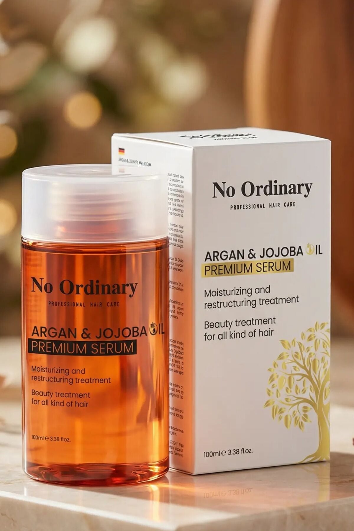 Argan & Jojoba Saç Bakım Yağı & Serum, 100 ml