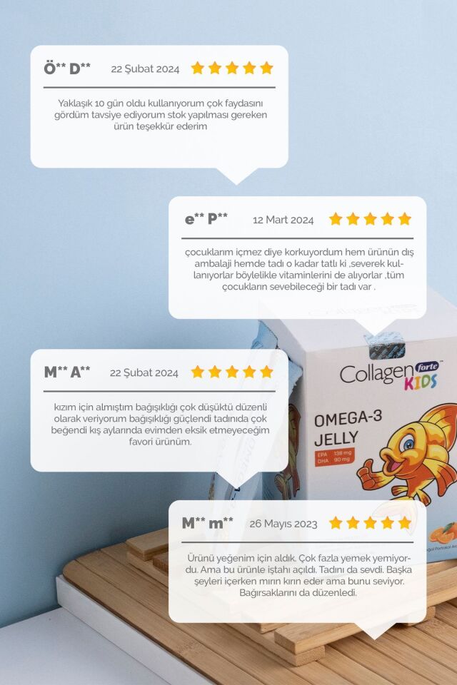 Omega-3 Kids & D3 Jel Balık Yağı, 30 Şase Portakal