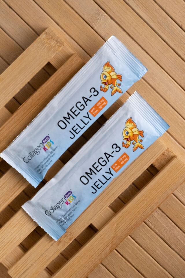 Omega-3 Kids & D3 Jel Balık Yağı, 30 Şase Portakal
