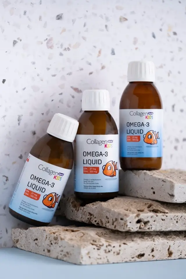 Omega-3 Kids & Multivitamin Sıvı Balık Yağı, 150 ml Portakal