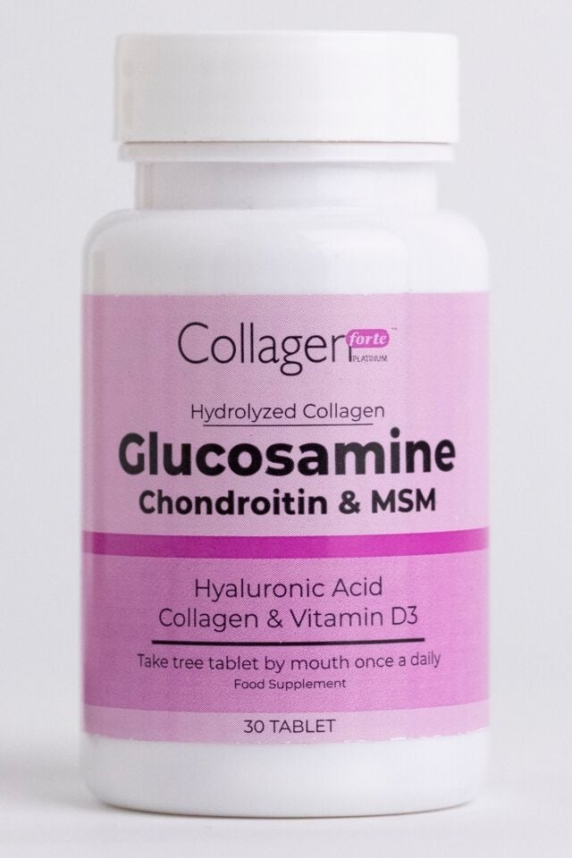 Glukozamin Kondroitin MSM & Kolajen 1500 mg, 30 Tablet