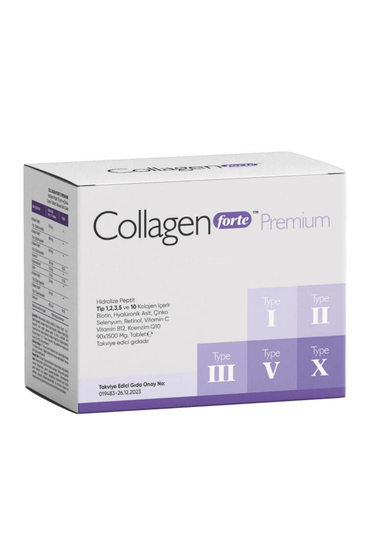 5 Tip Kolajen + Q10 Complex 1500 mg, 90 Tablet