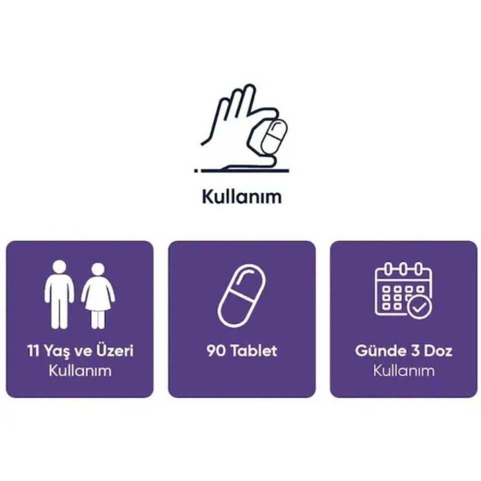 CollagenForte 5 Tip Kolajen Complex 1500 mg + Biotin, Çinko, Selenyum, Q10 & Vitaminler – Saç, Cilt, Tırnak & Eklem Desteği 90 Tablet