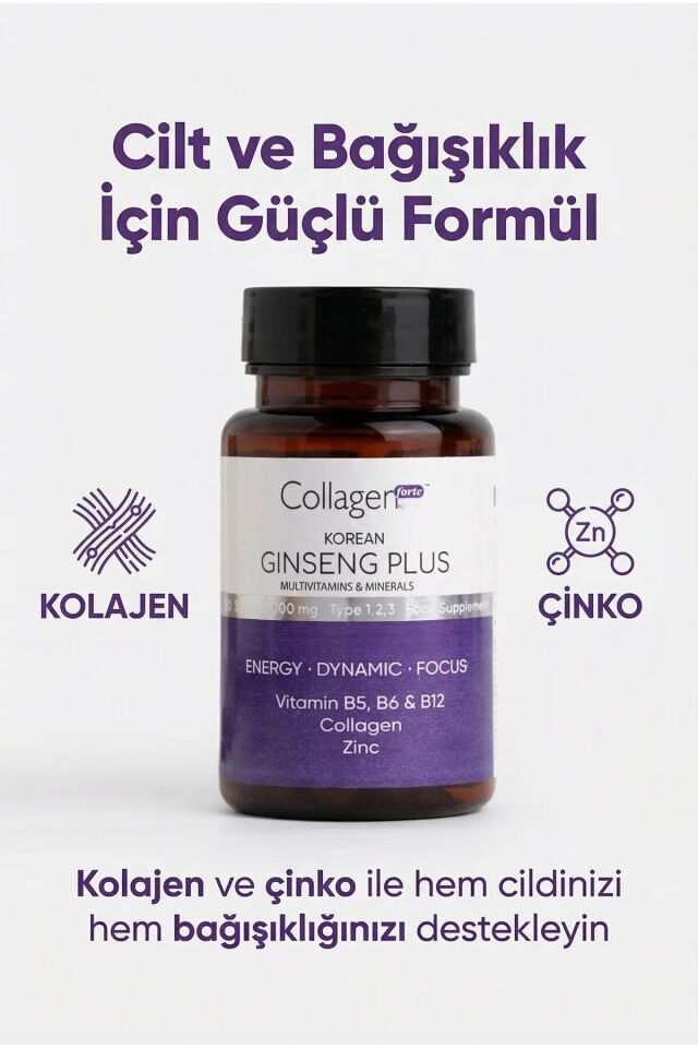 Kırmızı Kore Ginseng Plus 1000 mg, Softgel