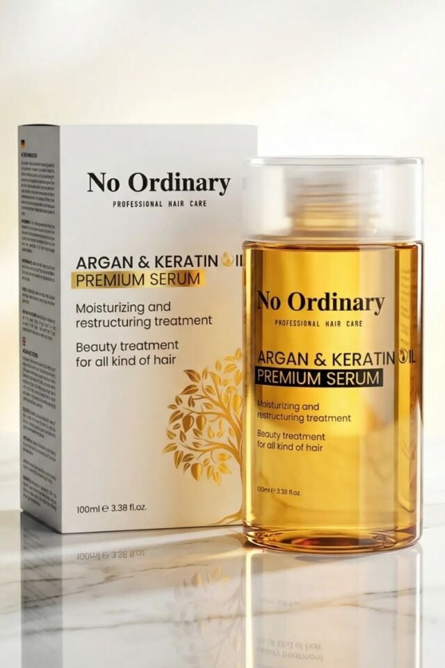 Argan & Keratin Saç Bakım Yağı & Serum, 100 ml